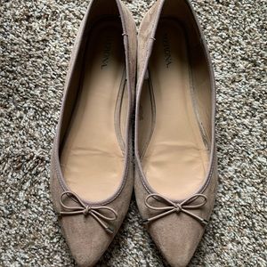 Merona beige flats.